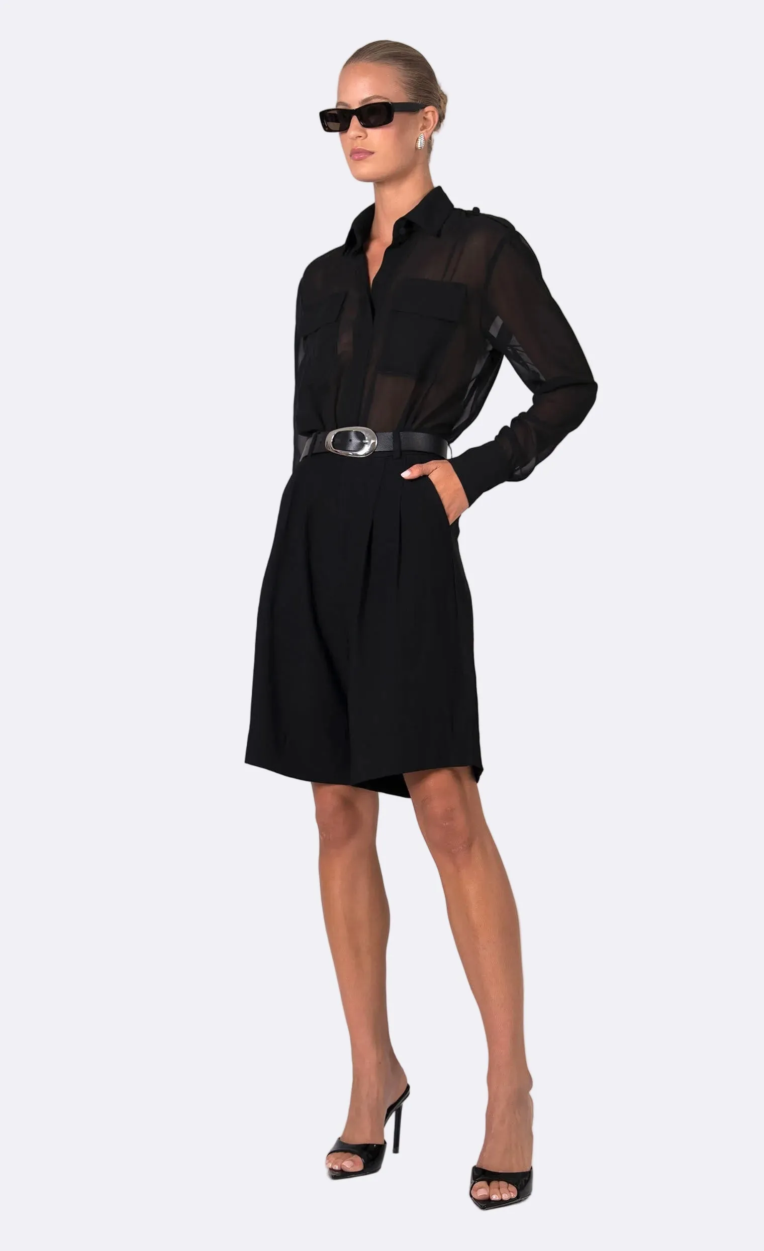 Nonchalant - Nadine Bodysuit - Black sold by Jessie Boutique product image thumbnail 2