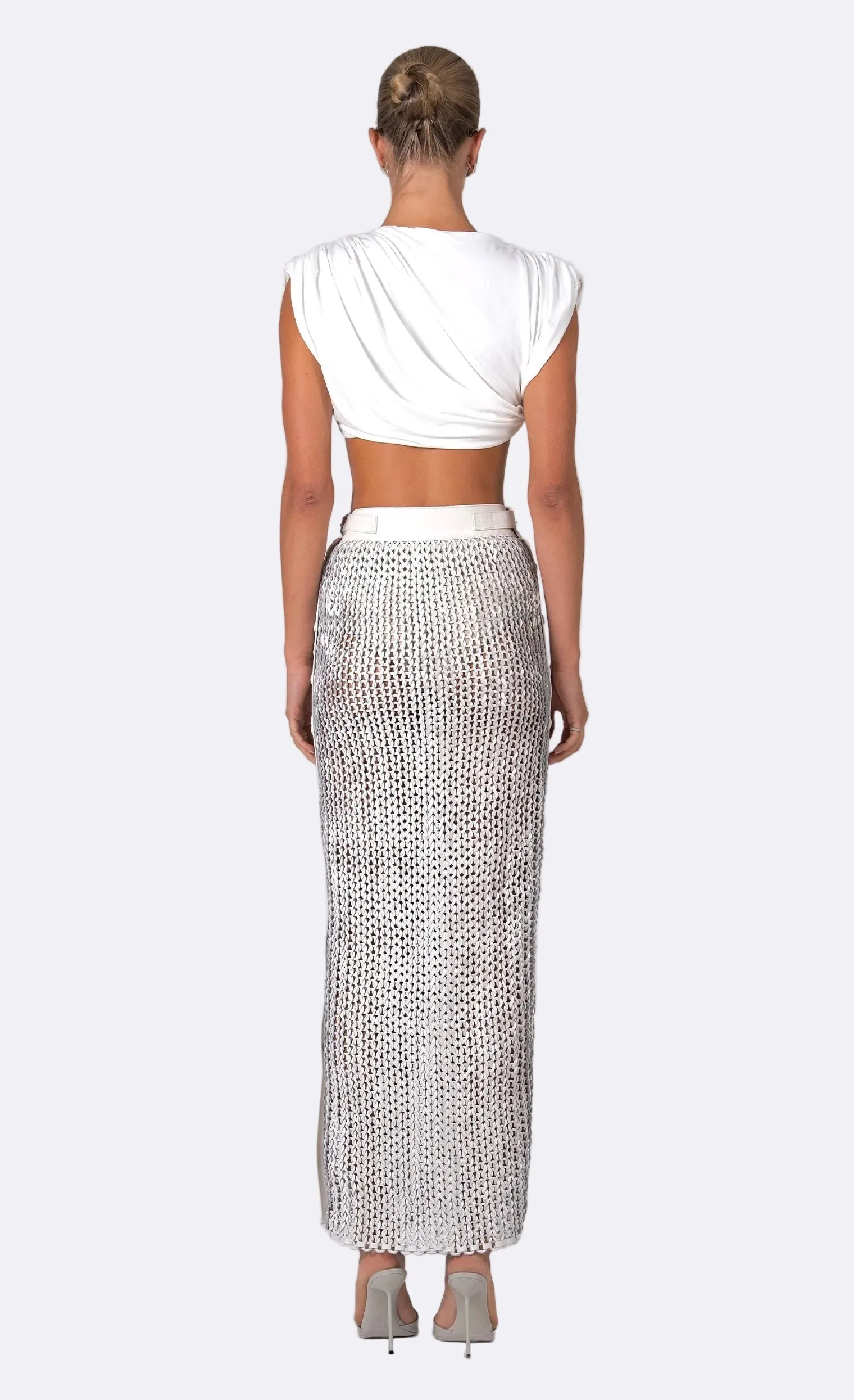 Nonchalant - Faye Skirt - White sold by Jessie Boutique product image thumbnail 4