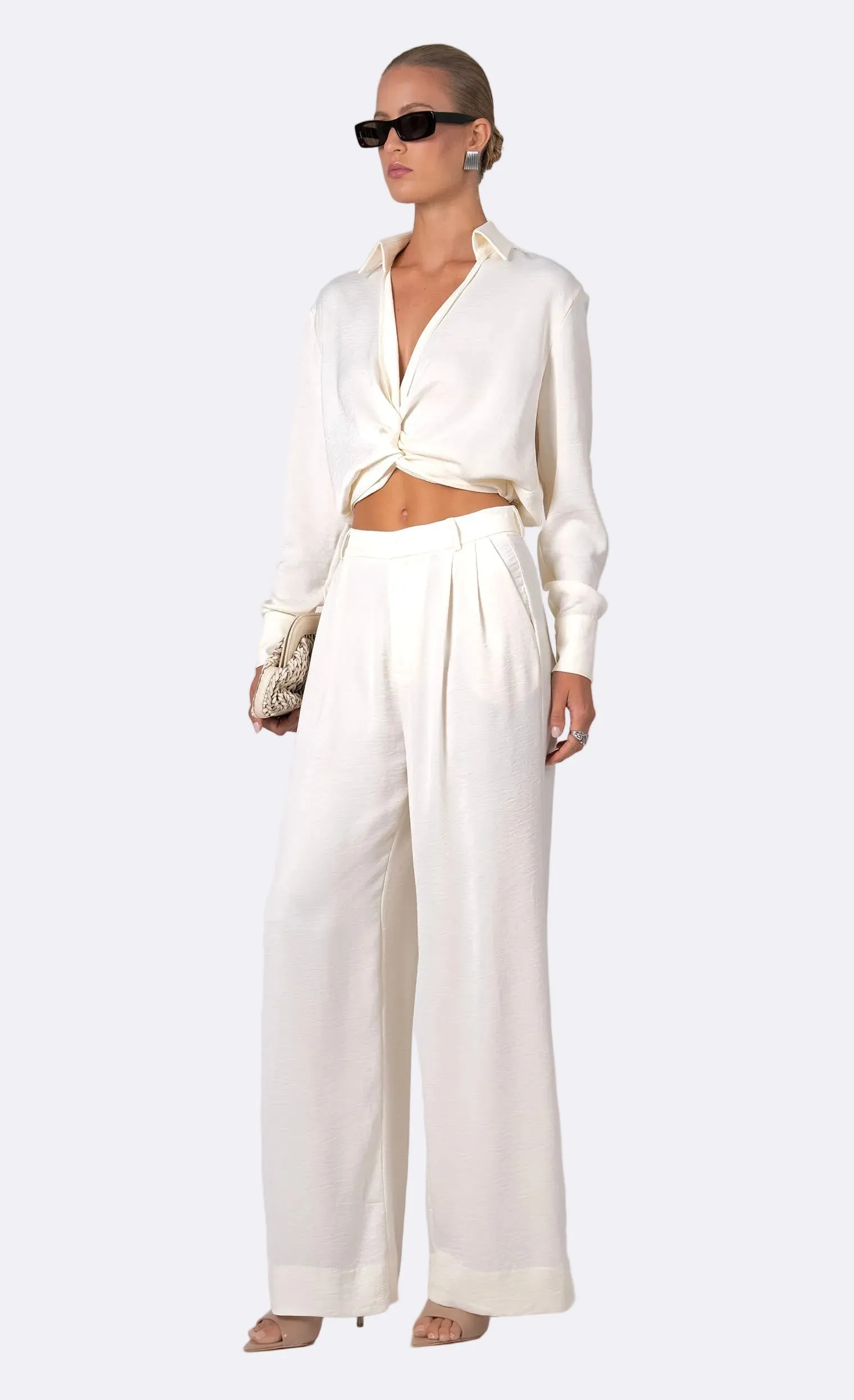 Nonchalant - Ellis Pant - Vanilla sold by Jessie Boutique product image thumbnail 2