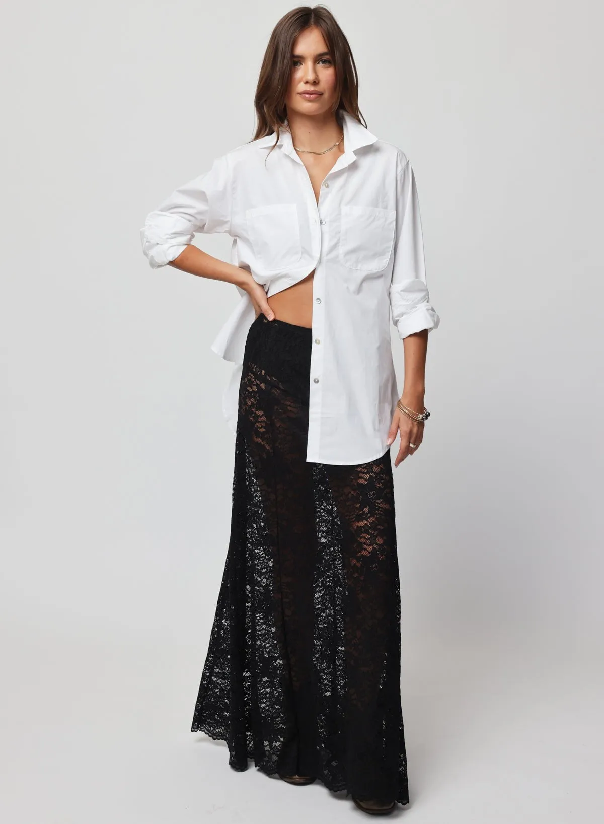 Stillwater - Lace Maxi Skirt - Black sold by Jessie Boutique product image thumbnail 2