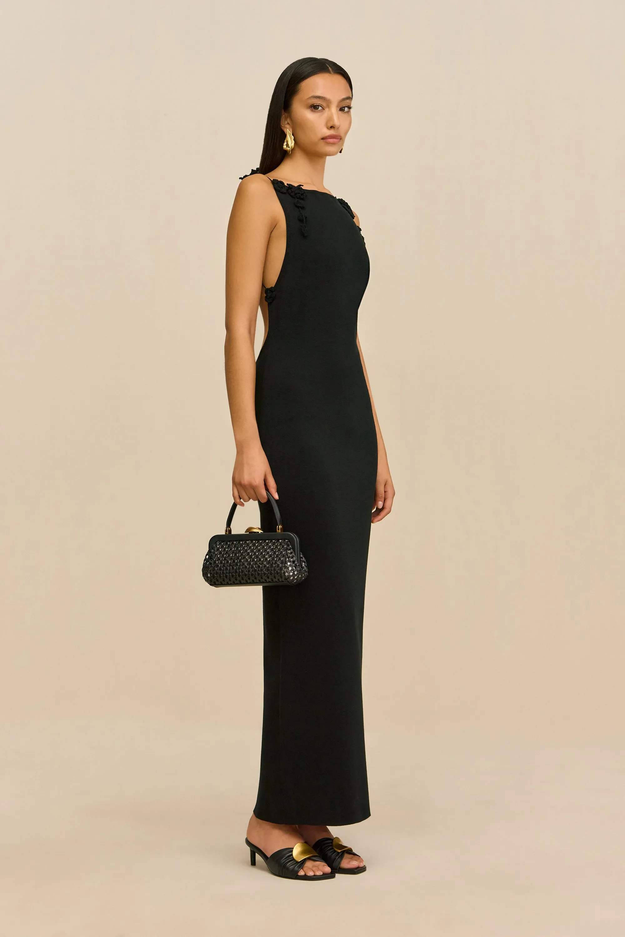 Cult Gaia - Giuliana Midi Knit Dress - Black sold by Jessie Boutique product image thumbnail 5