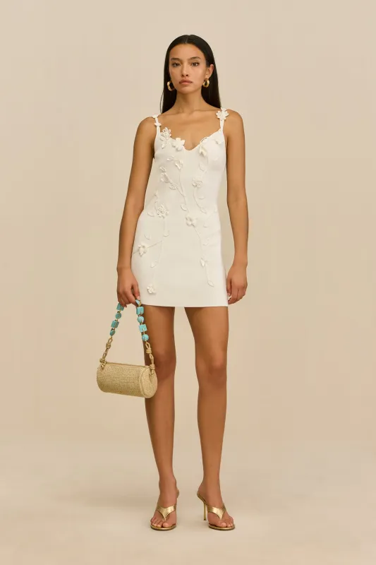 Cult Gaia - Flora Knit Dress - Off White made by Cult Gaia