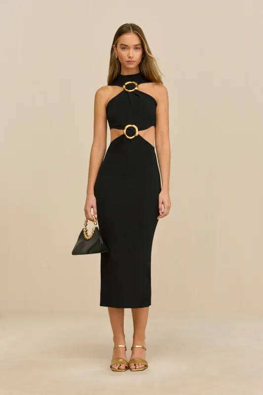 Cult Gaia - Ambar Knit Dress - Black made by Cult Gaia