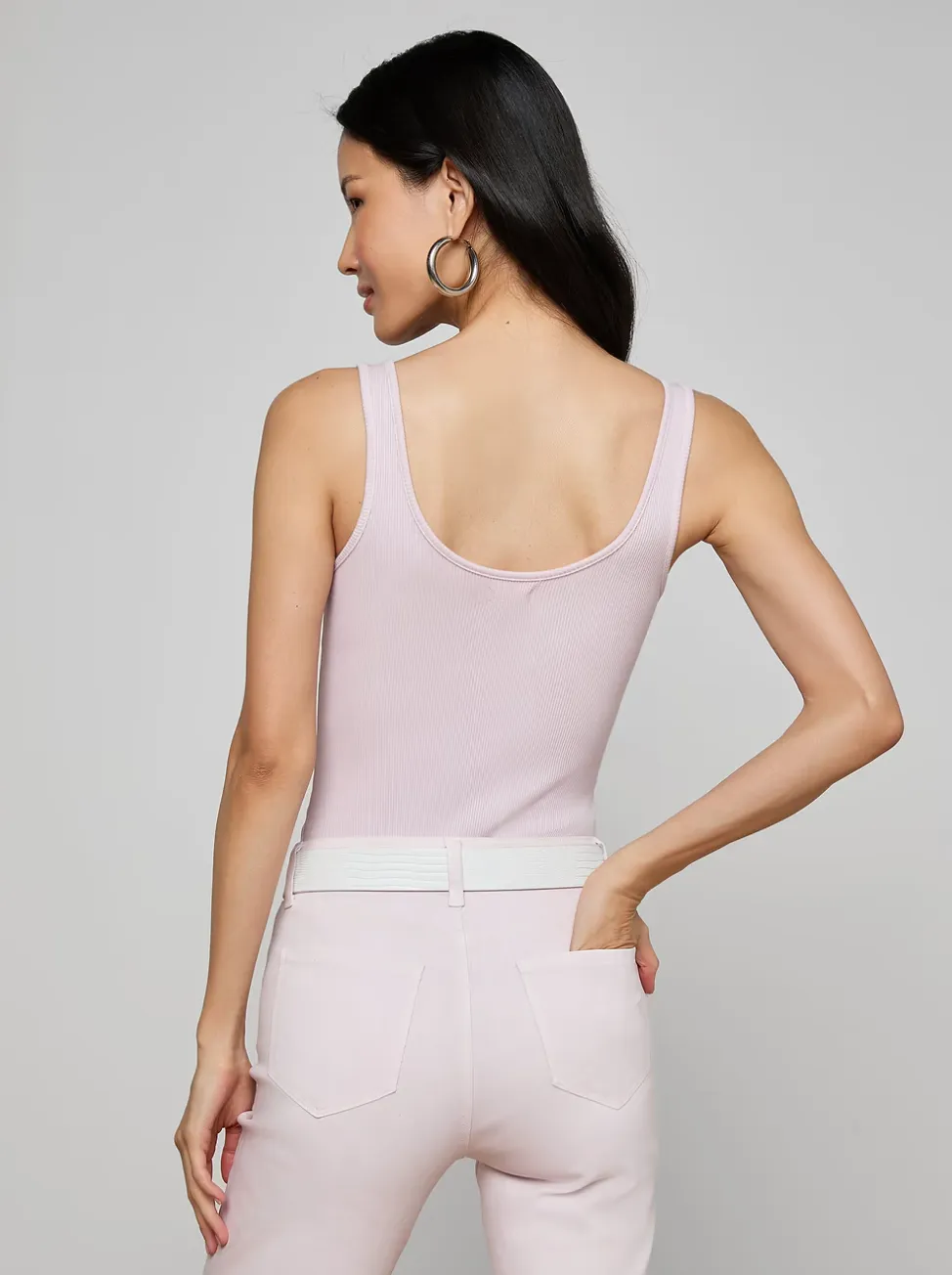 L’agence - Nica Scoopneck Bodysuit - Icy Lilac sold by Jessie Boutique product image thumbnail 2