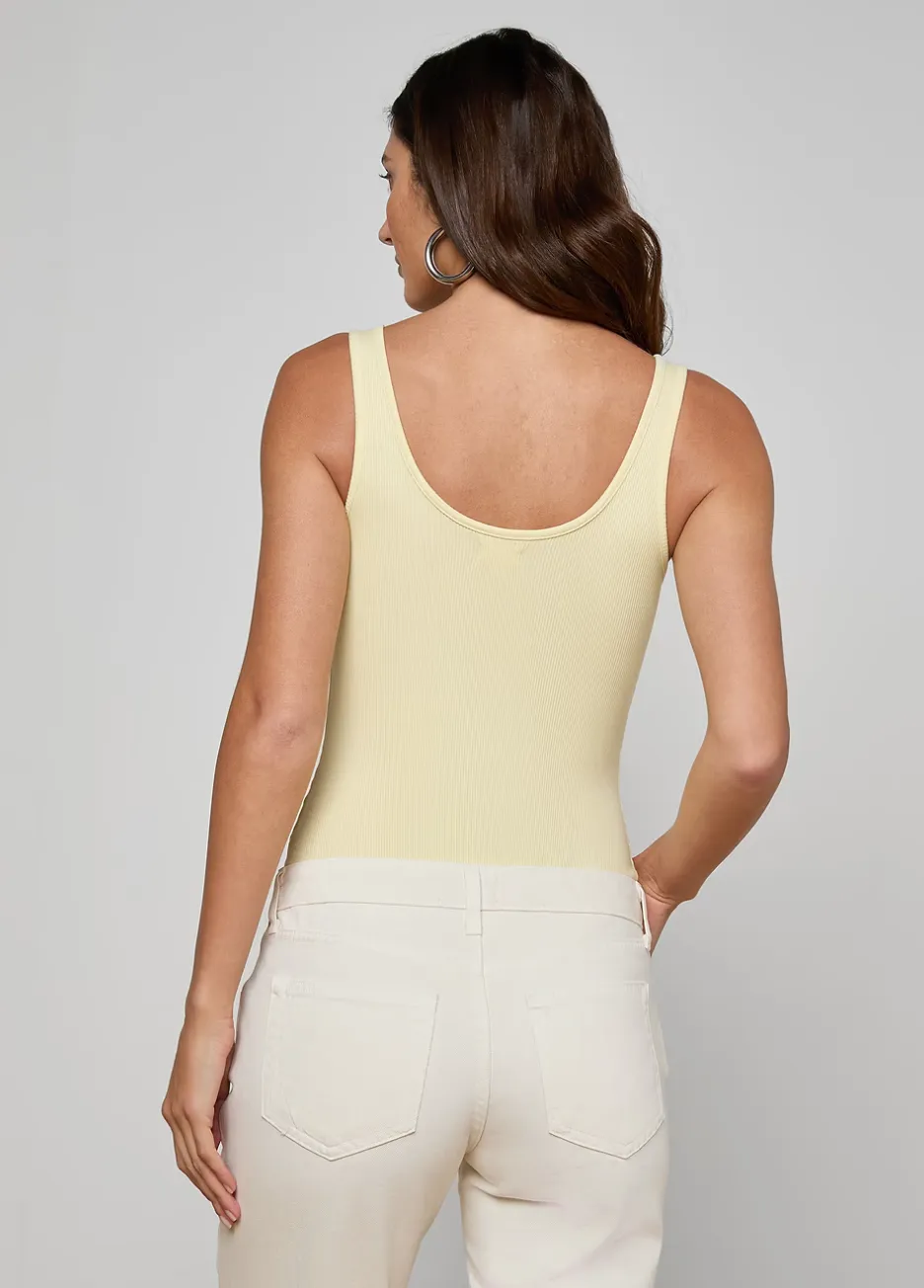 L’agence - Nica Scoopneck Bodysuit - Lemon Sorbet sold by Jessie Boutique product image thumbnail 2