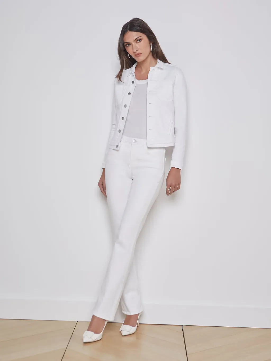 L’agence - Celine Jacket - Blanc sold by Jessie Boutique product image thumbnail 2
