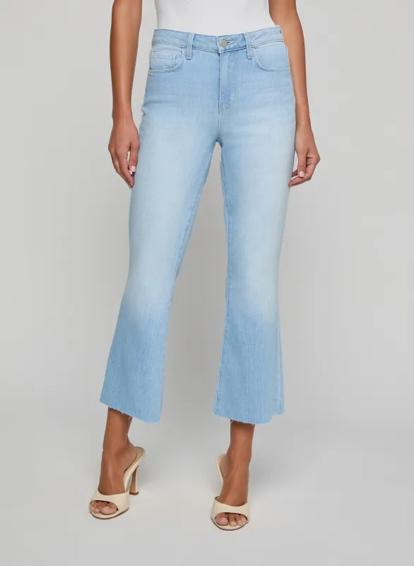 L'agence - Kendra Cropped Flare Jean - Bayridge made by L'AGENCE