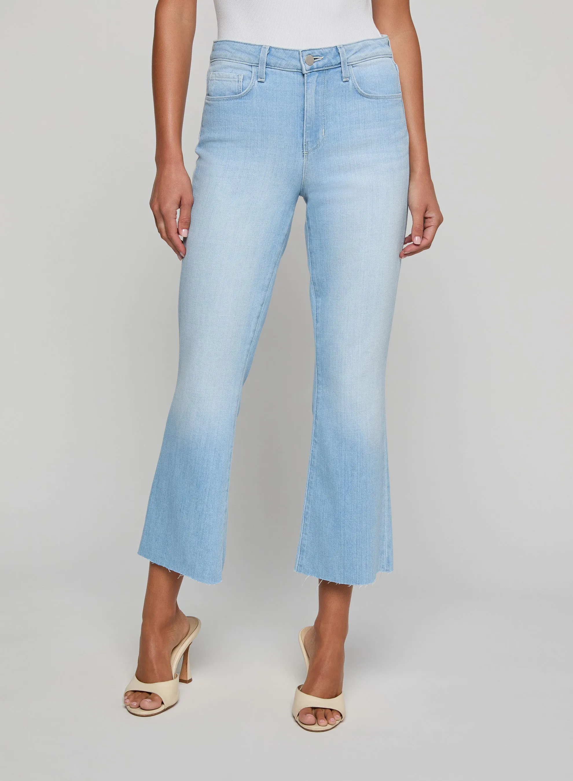 L'agence - Kendra Cropped Flare Jean - Bayridge sold by Jessie Boutique