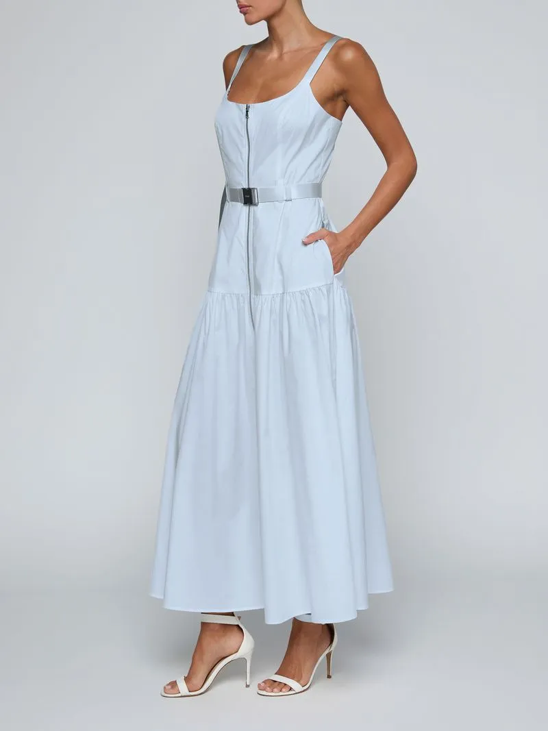 L'agence - Rima Maxi Dress - Pale Mist Blue sold by Jessie Boutique product image thumbnail 3