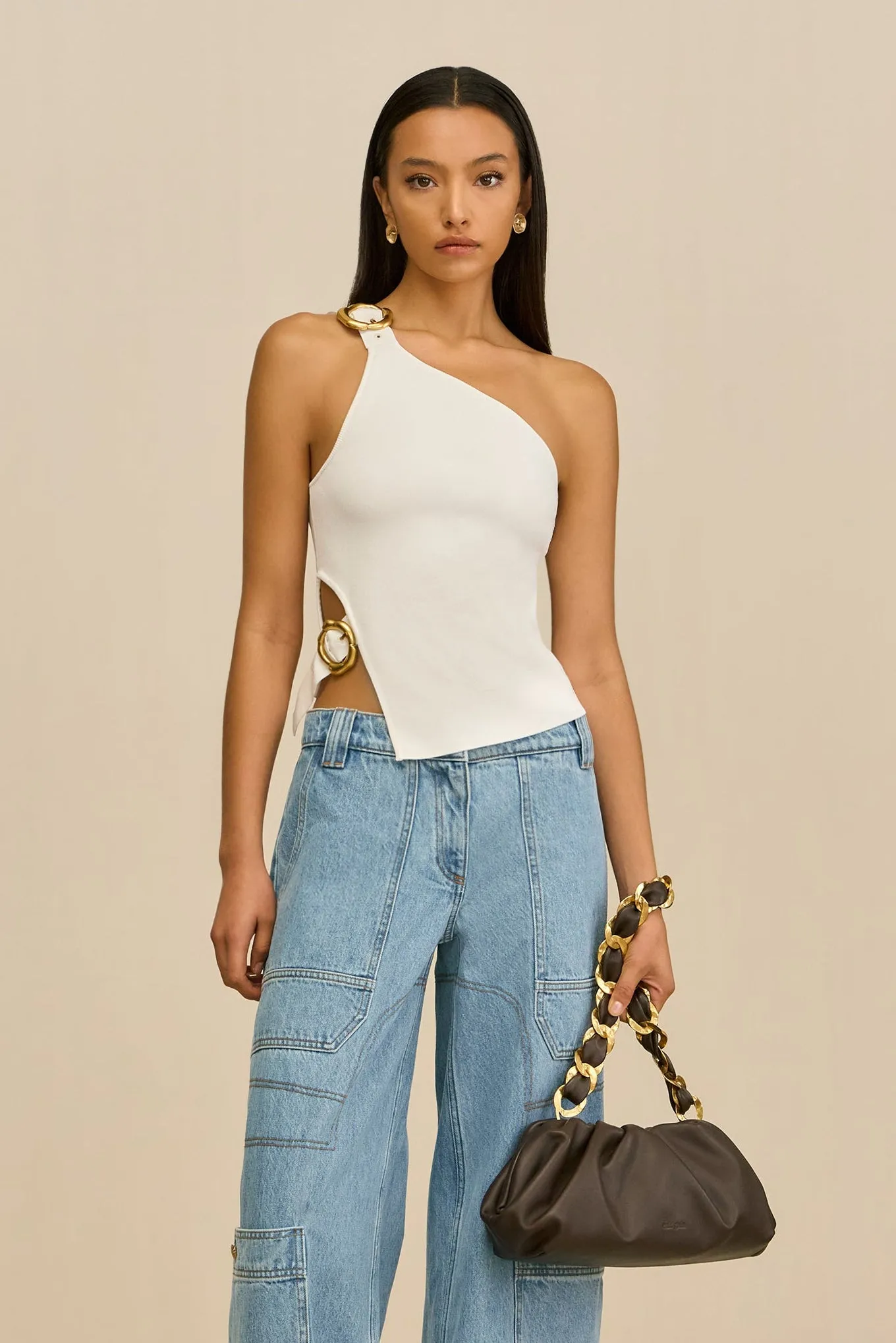 Cult Gaia - Valeria Knit Top - Off White sold by Jessie Boutique product image thumbnail 4