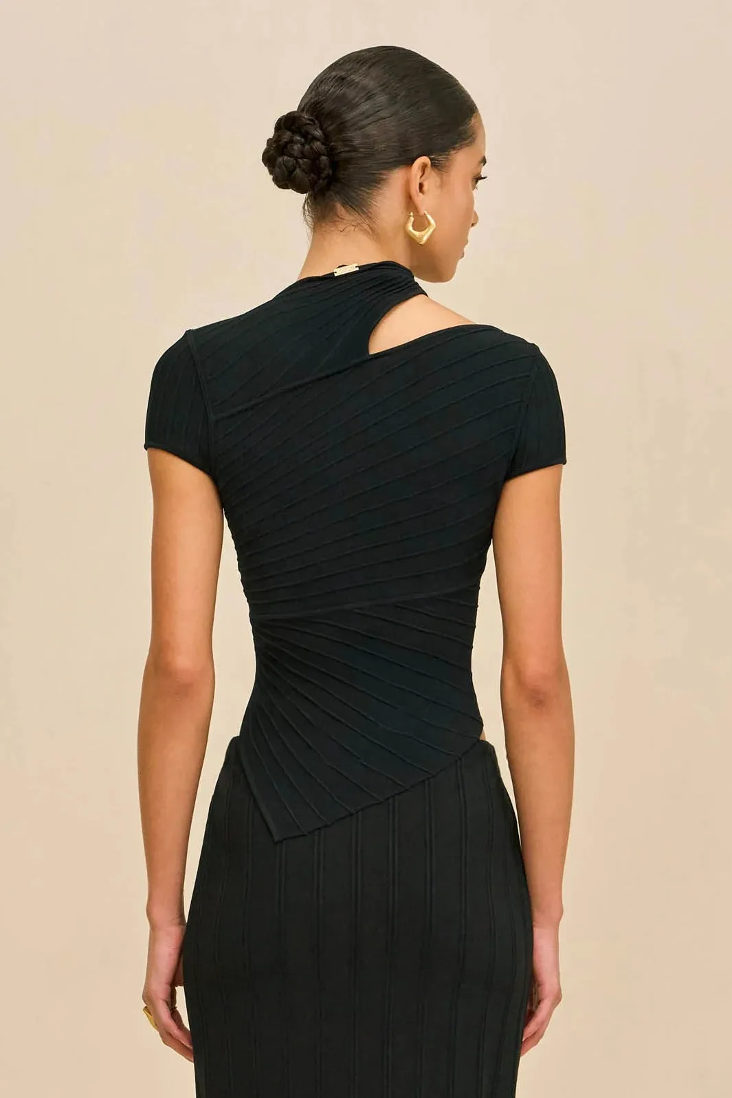 Cult Gaia - Nessi Knit Top - Black sold by Jessie Boutique product image thumbnail 3