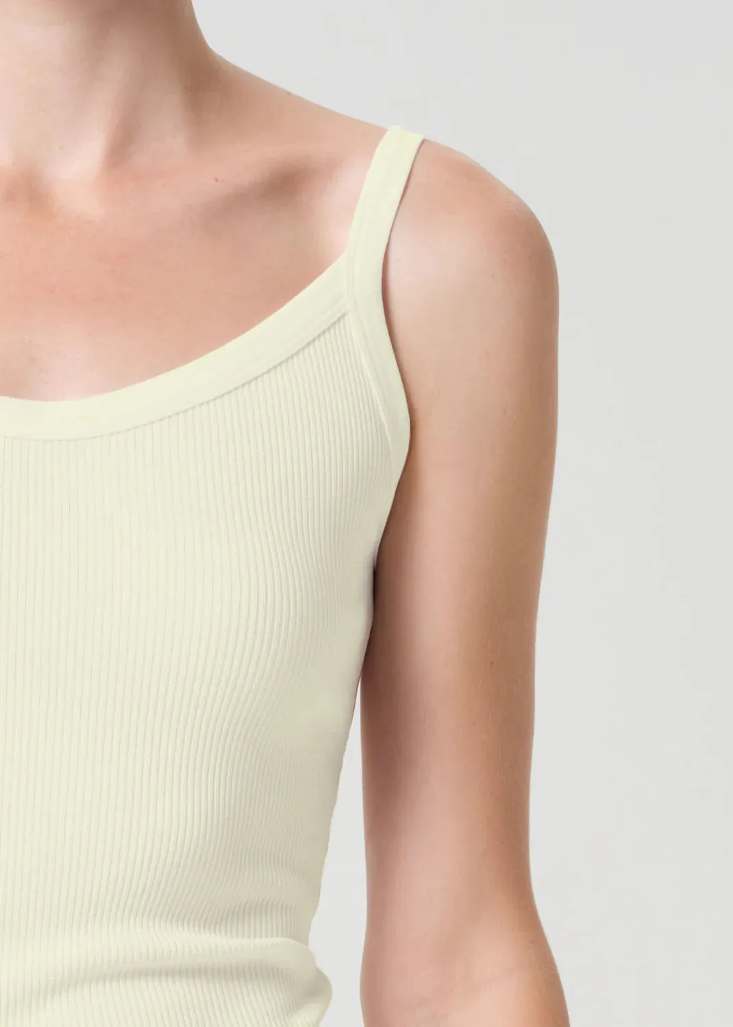 Agolde - Jordan Tank - Lemon Drop sold by Jessie Boutique product image thumbnail 2