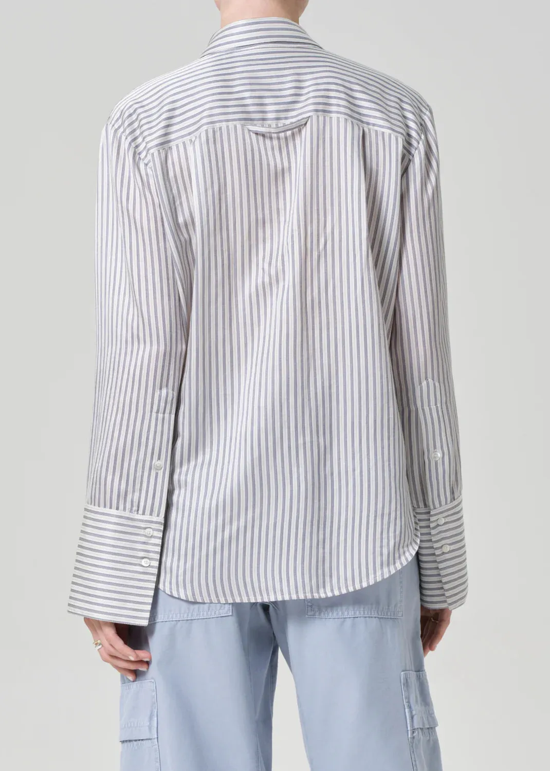 Citizens of Humanity - Camilia Shirt - Miranda Stripe sold by Jessie Boutique product image thumbnail 4