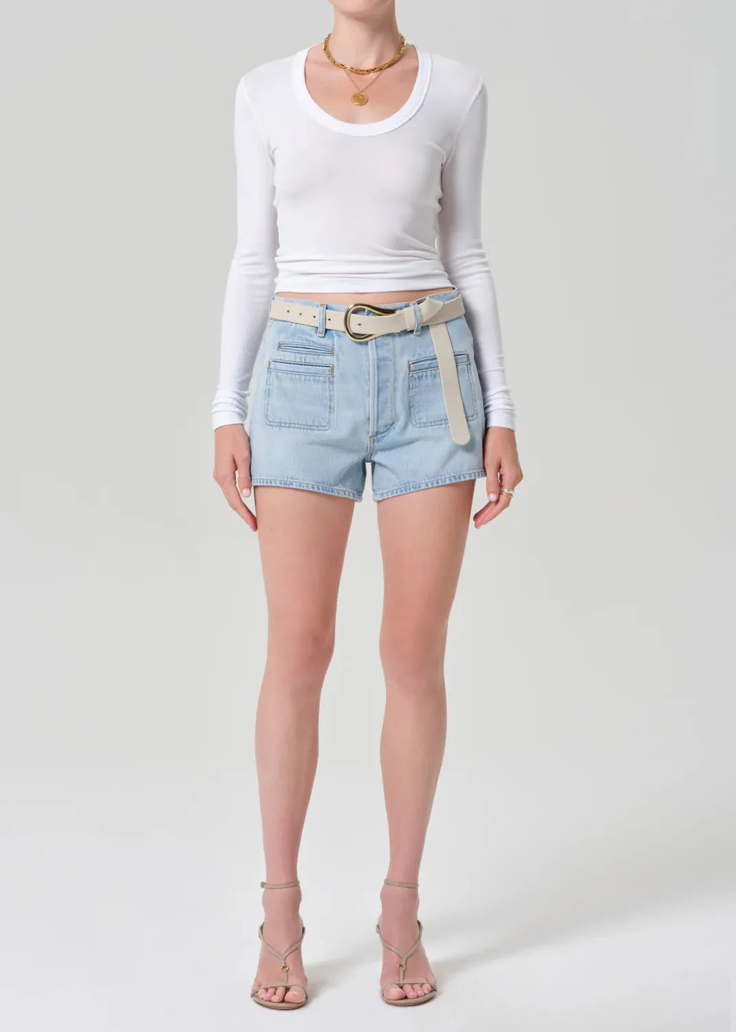 Citizens of Humanity - Marlow Welt Pocket Short - Lasso sold by Jessie Boutique product image thumbnail 3
