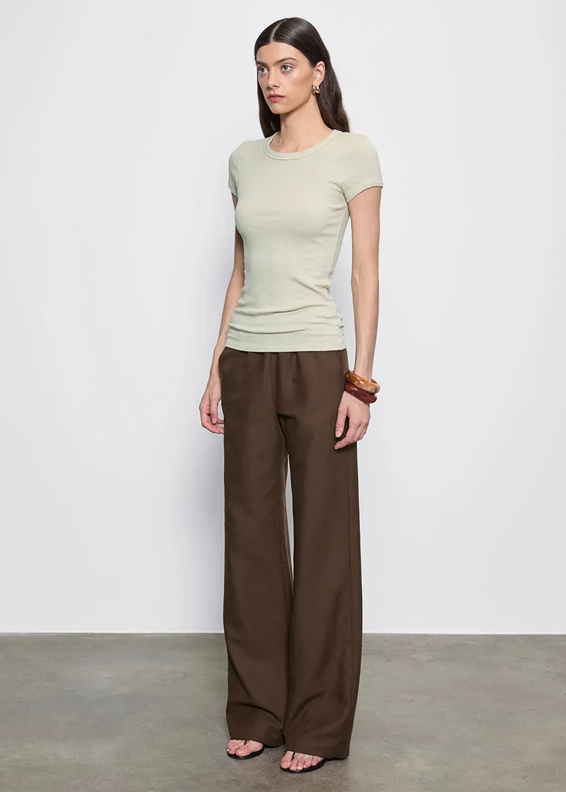 Enza Costa - Twill Everywhere Pant - Chocolate sold by Jessie Boutique product image thumbnail 2
