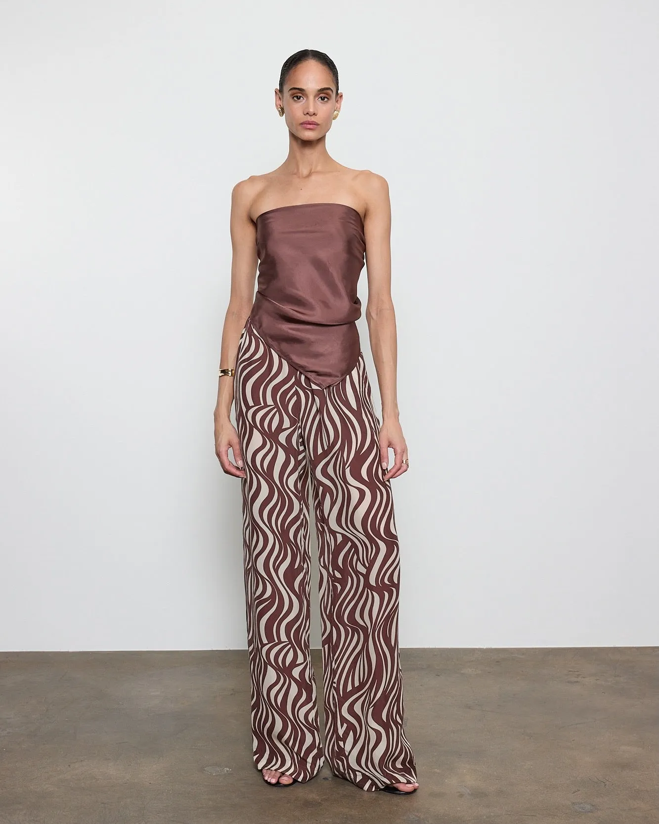 Enza Costa - Resort Pant - Wave Print sold by Jessie Boutique
