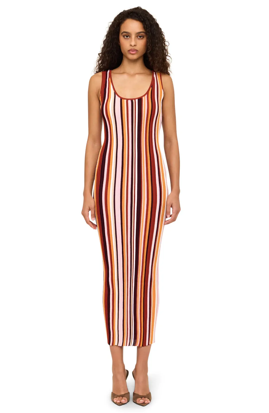 Ronny Kobo - Kerry Knit Dress - Rust Multi sold by Jessie Boutique