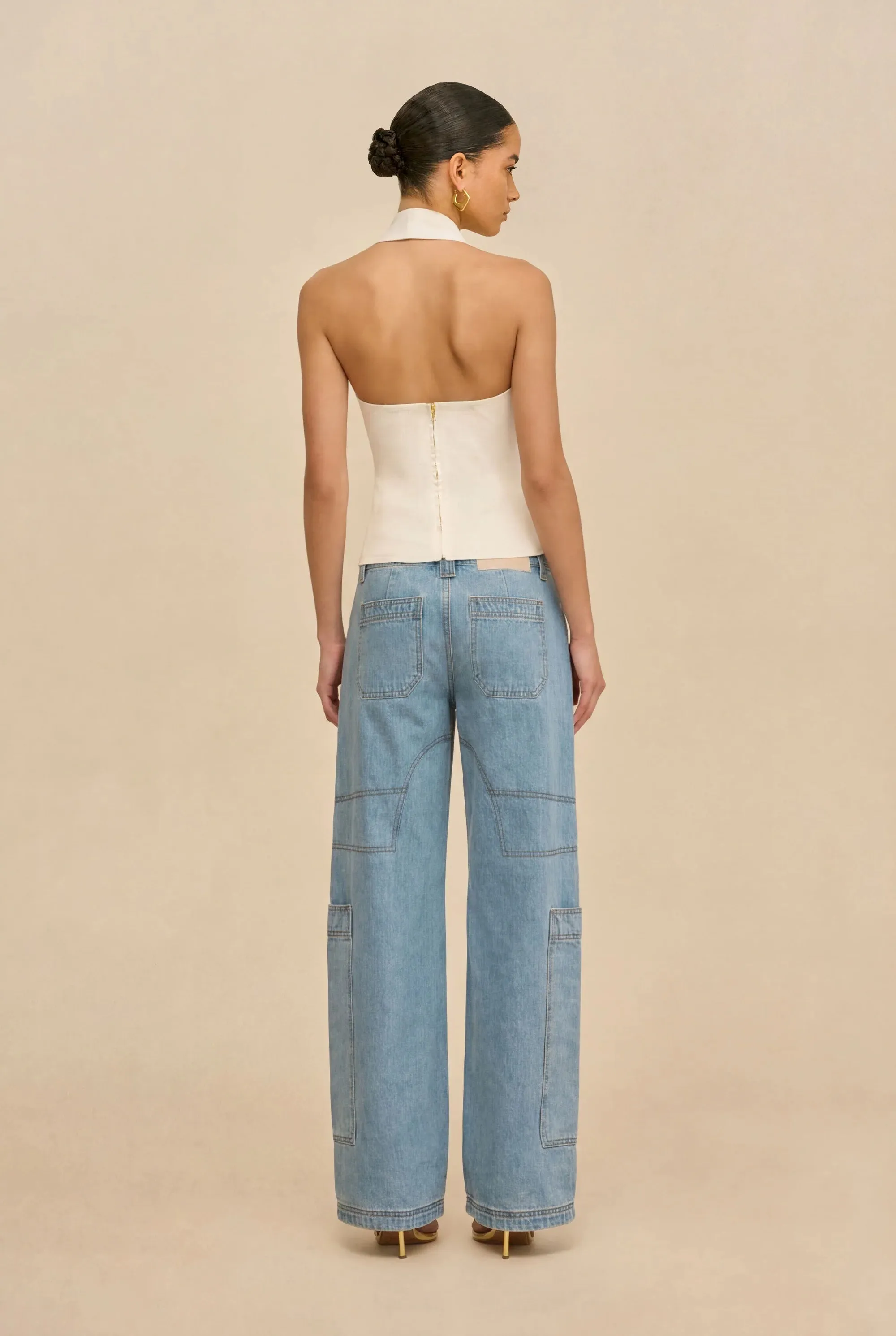 Cult Gaia - Elorae Top - Off White sold by Jessie Boutique product image thumbnail 3