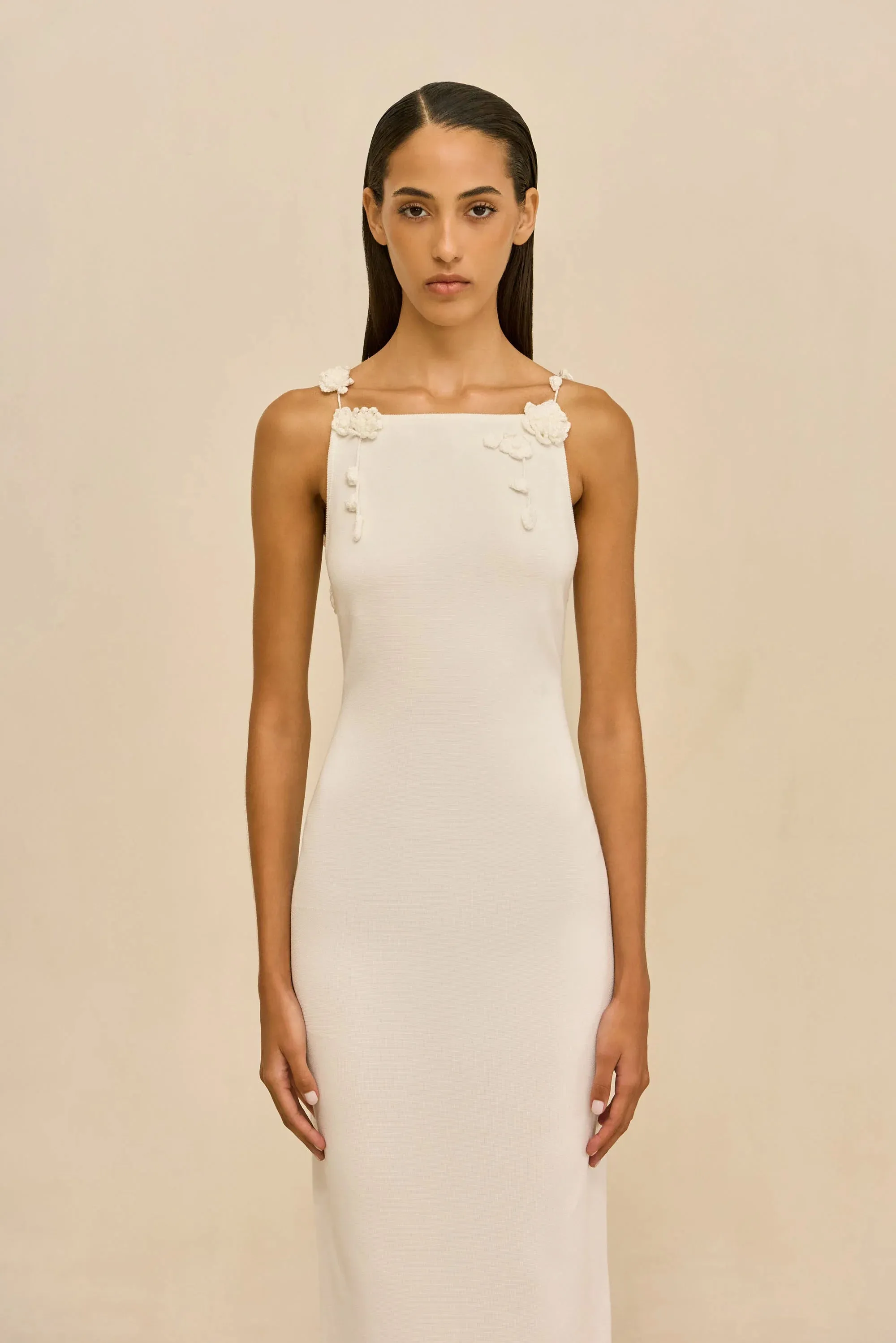 Cult Gaia - Giuliana Midi Knit Dress - Off White sold by Jessie Boutique product image thumbnail 2