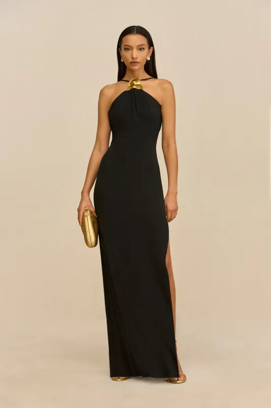 Cult Gaia - Vaela Gown - Black made by Cult Gaia