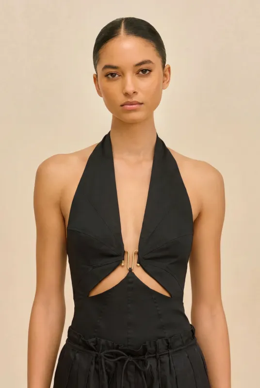 Cult Gaia - Elorae Top - Black made by Cult Gaia