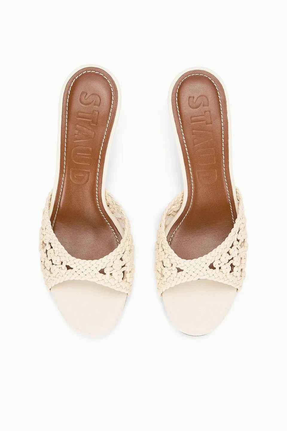 Staud - Brigitte Mule - Cream Woven sold by Jessie Boutique product image thumbnail 4