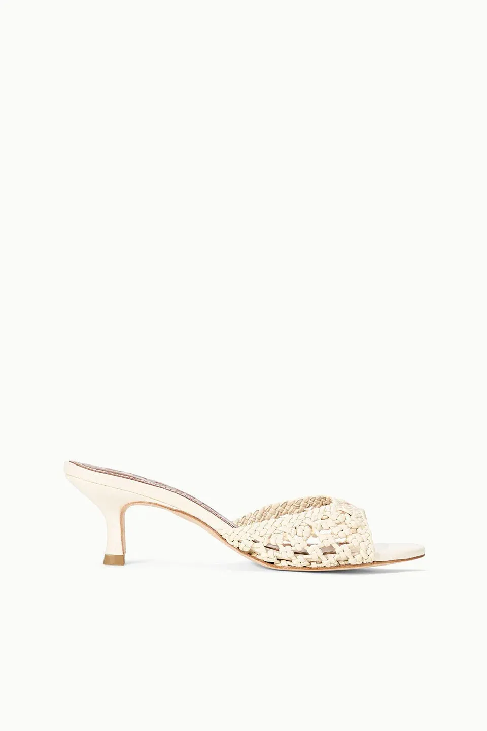 Staud - Brigitte Mule - Cream Woven sold by Jessie Boutique product image thumbnail 2