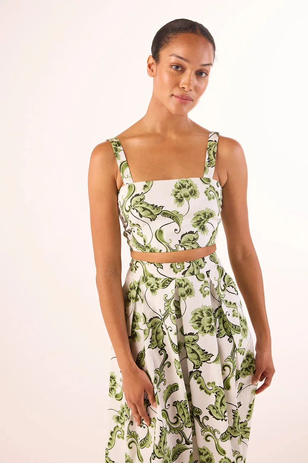 Misa - Lois Top - Garden Paisley sold by Jessie Boutique
