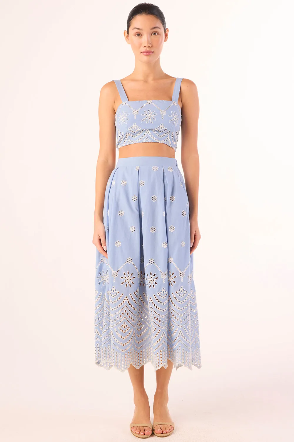 Misa - Lois Top - Periwinkle Scallop sold by Jessie Boutique product image thumbnail 3