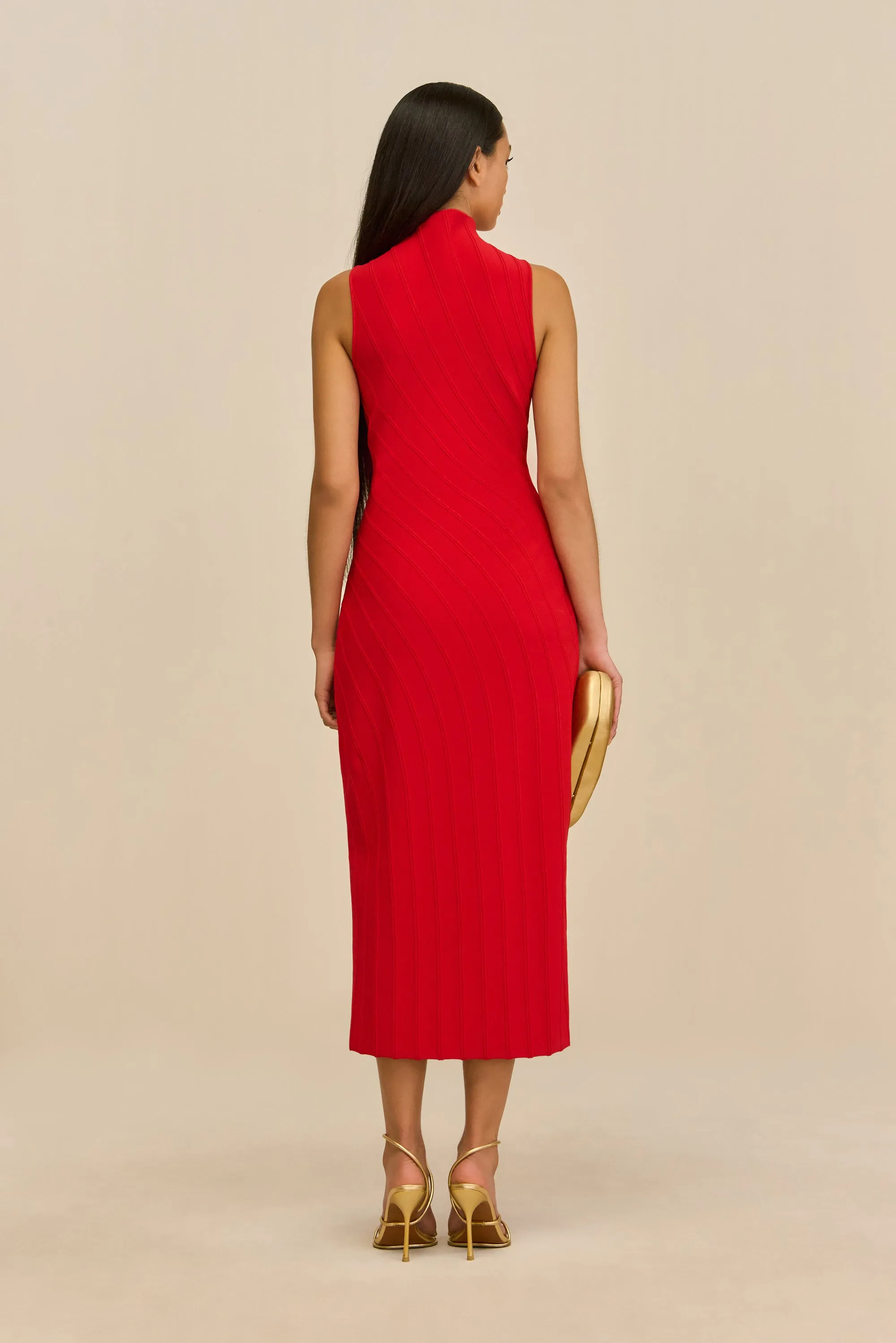 Cult Gaia - Jessica Dress - Vermilion sold by Jessie Boutique product image thumbnail 3