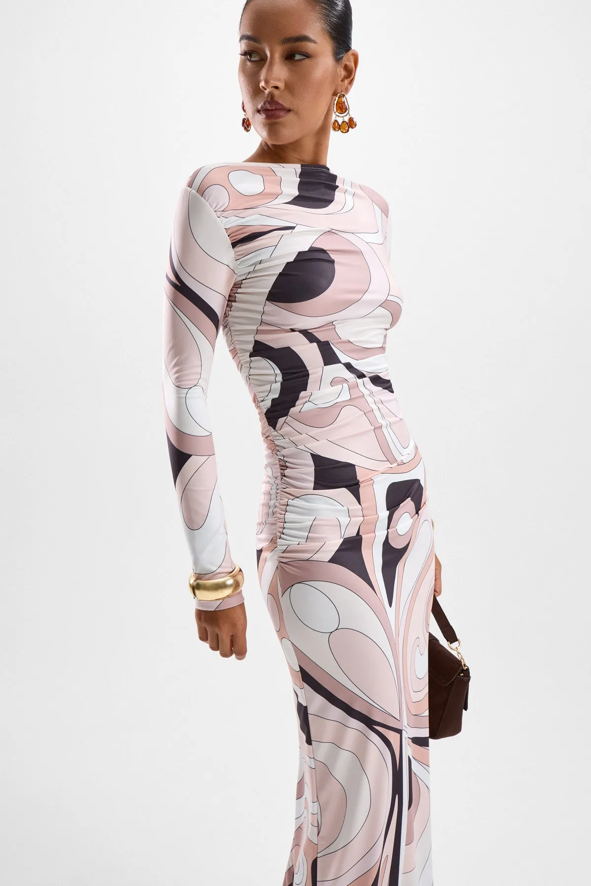 Cin Cin - Empress Maxi Dress - Mars Beige sold by Jessie Boutique product image thumbnail 3