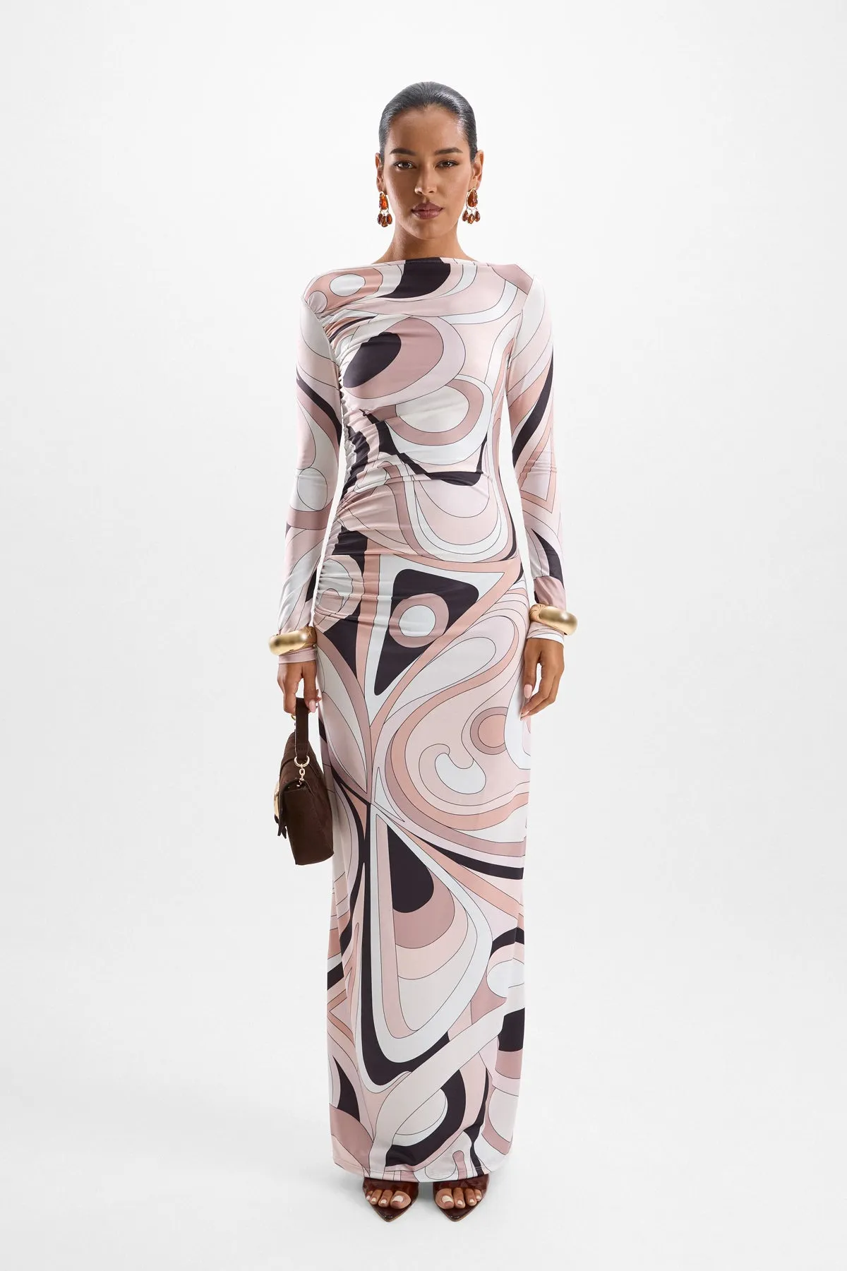 Cin Cin - Empress Maxi Dress - Mars Beige sold by Jessie Boutique product image thumbnail 4
