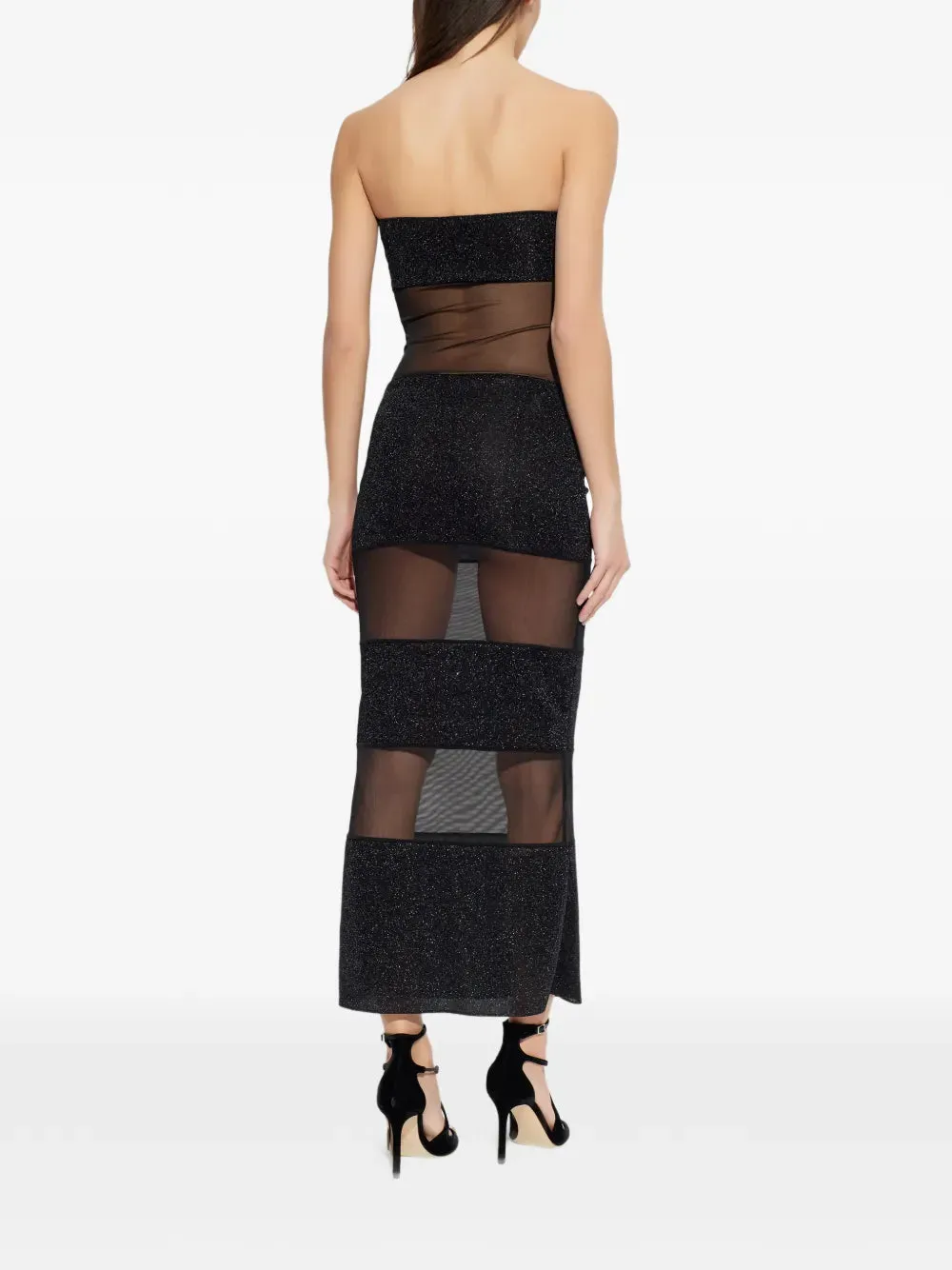 Oséree - Lumiere Stripes Long Dress Clothing - Black sold by Jessie Boutique product image thumbnail 2