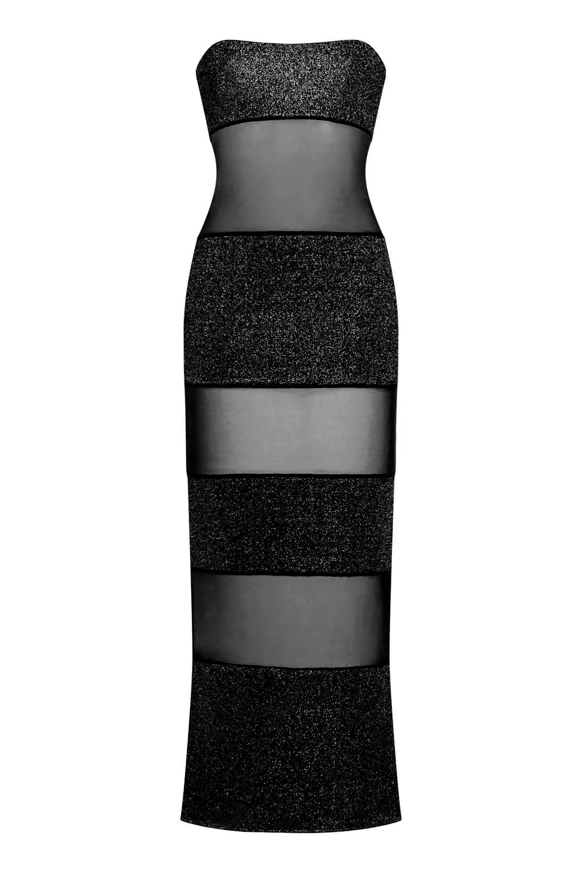 Oséree - Lumiere Stripes Long Dress Clothing - Black sold by Jessie Boutique product image thumbnail 3