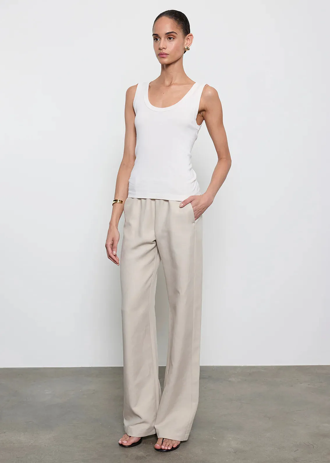 Enza Costa - Twill Everywhere Pant - Fog sold by Jessie Boutique product image thumbnail 2