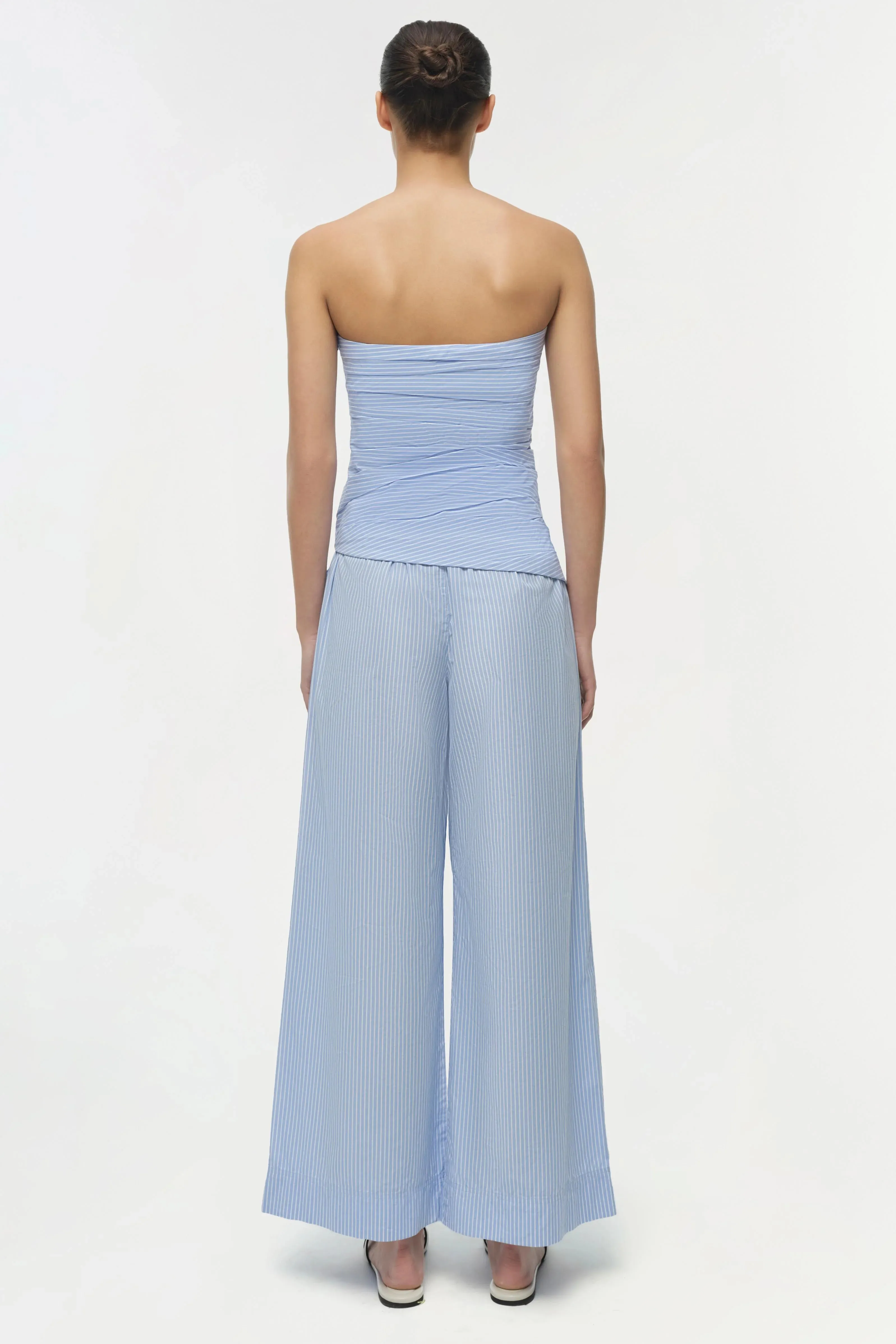 Simkhai - Arden Pull On Pant - Periwinkle Stripe sold by Jessie Boutique product image thumbnail 2