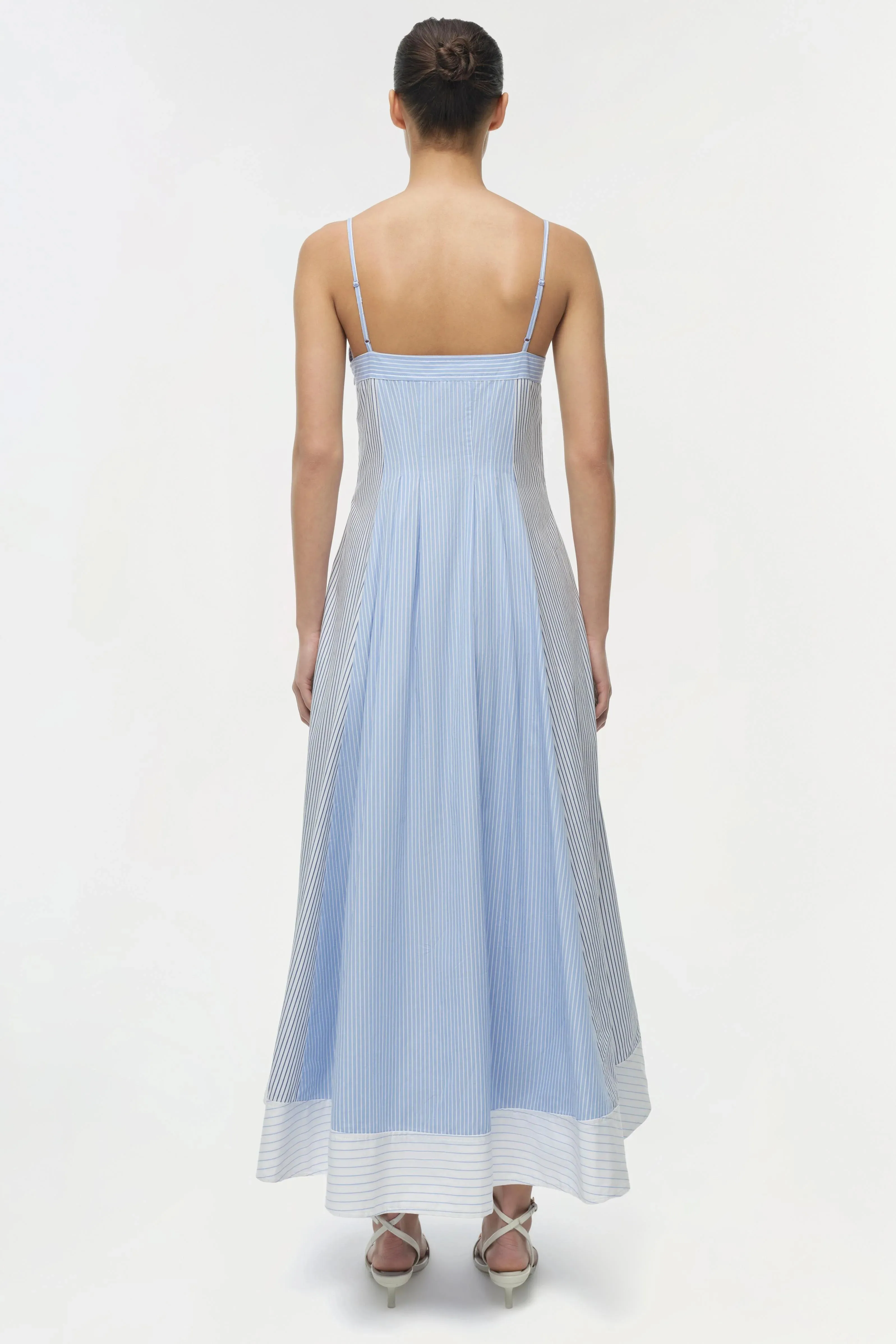 Simkhai - Chamberlain Cotton Midi Dress - Periwinkle Multi Stripe sold by Jessie Boutique product image thumbnail 4