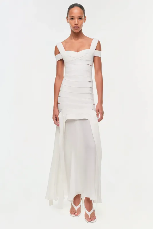 Simkhai - Callaway Knit Maxi Dress - Ivory made by Simkhai