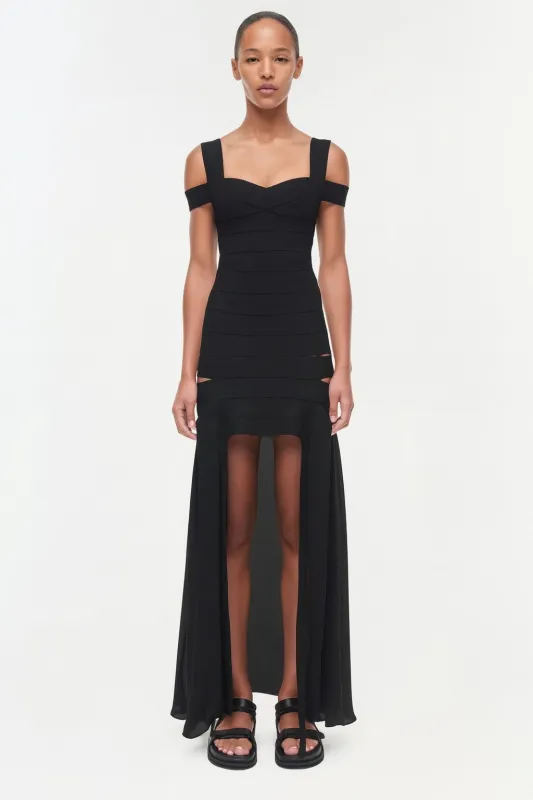 Simkhai - Callaway Knit Maxi Dress - Black made by Simkhai