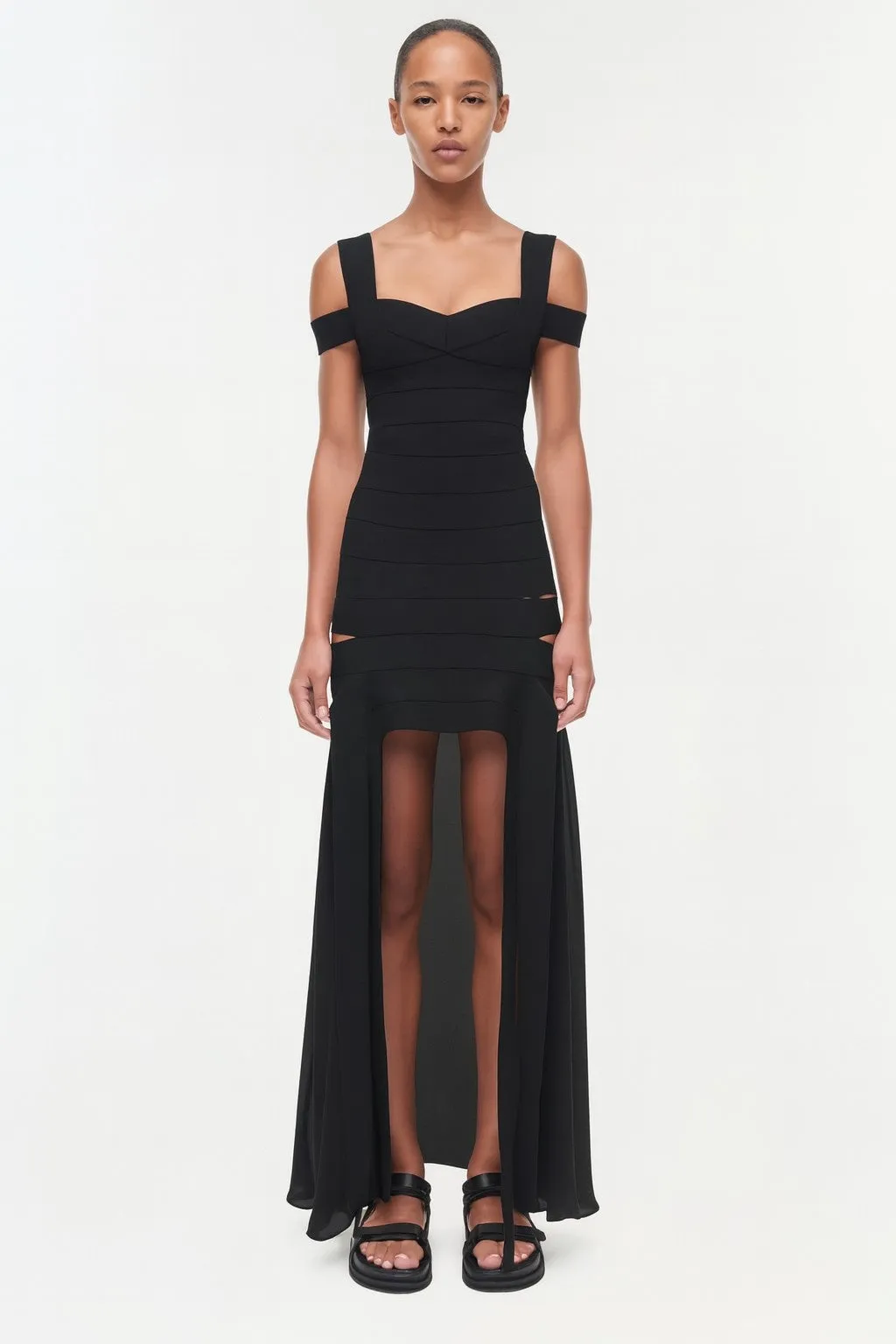 Simkhai - Callaway Knit Maxi Dress - Black sold by Jessie Boutique