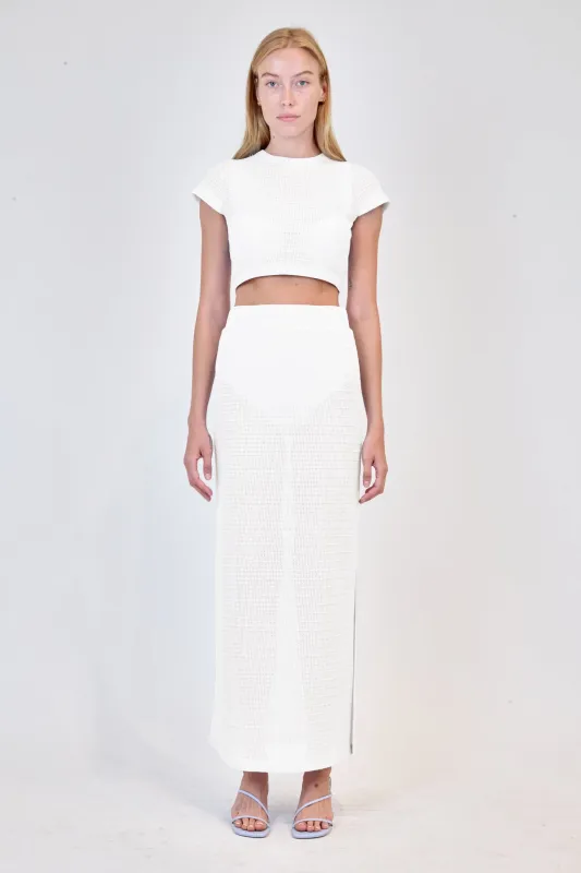 Simkhai - Lidie Top - White made by Simkhai