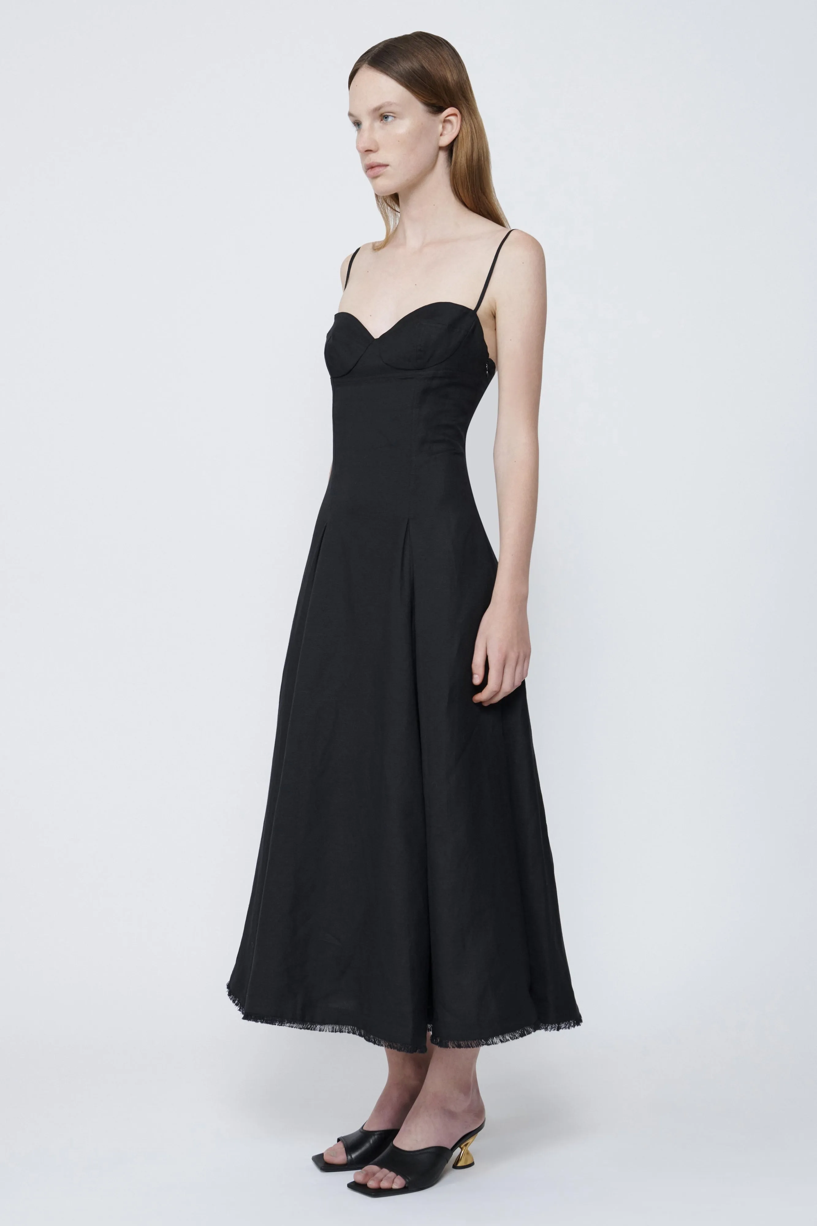 Simkhai - Annalise Midi Dress - Black sold by Jessie Boutique product image thumbnail 2