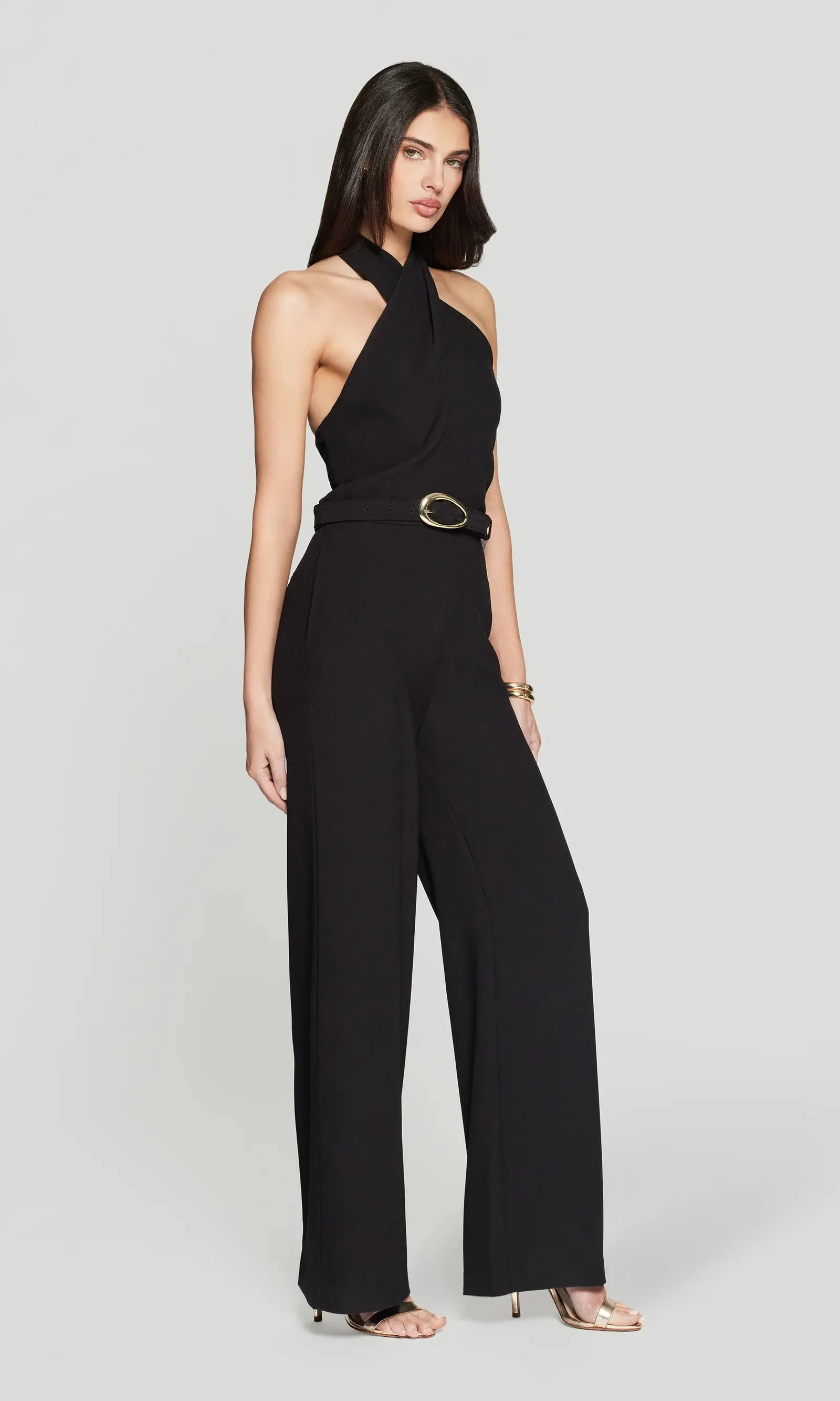 Generation Love - Hallie Lightweight Crepe Jumpsuit - Black sold by Jessie Boutique product image thumbnail 3