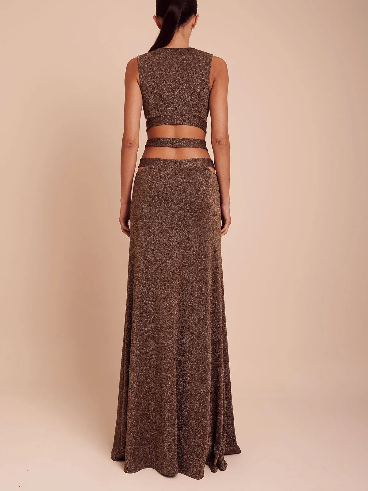 Azulu - Ginebra Dress - Umber Brown sold by Jessie Boutique product image thumbnail 3