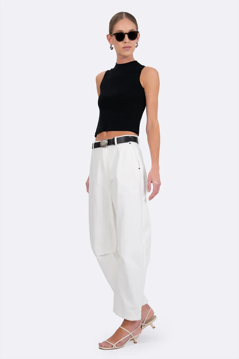 Parentezi - Haisley Curve Denim - Ivory sold by Jessie Boutique product image thumbnail 3