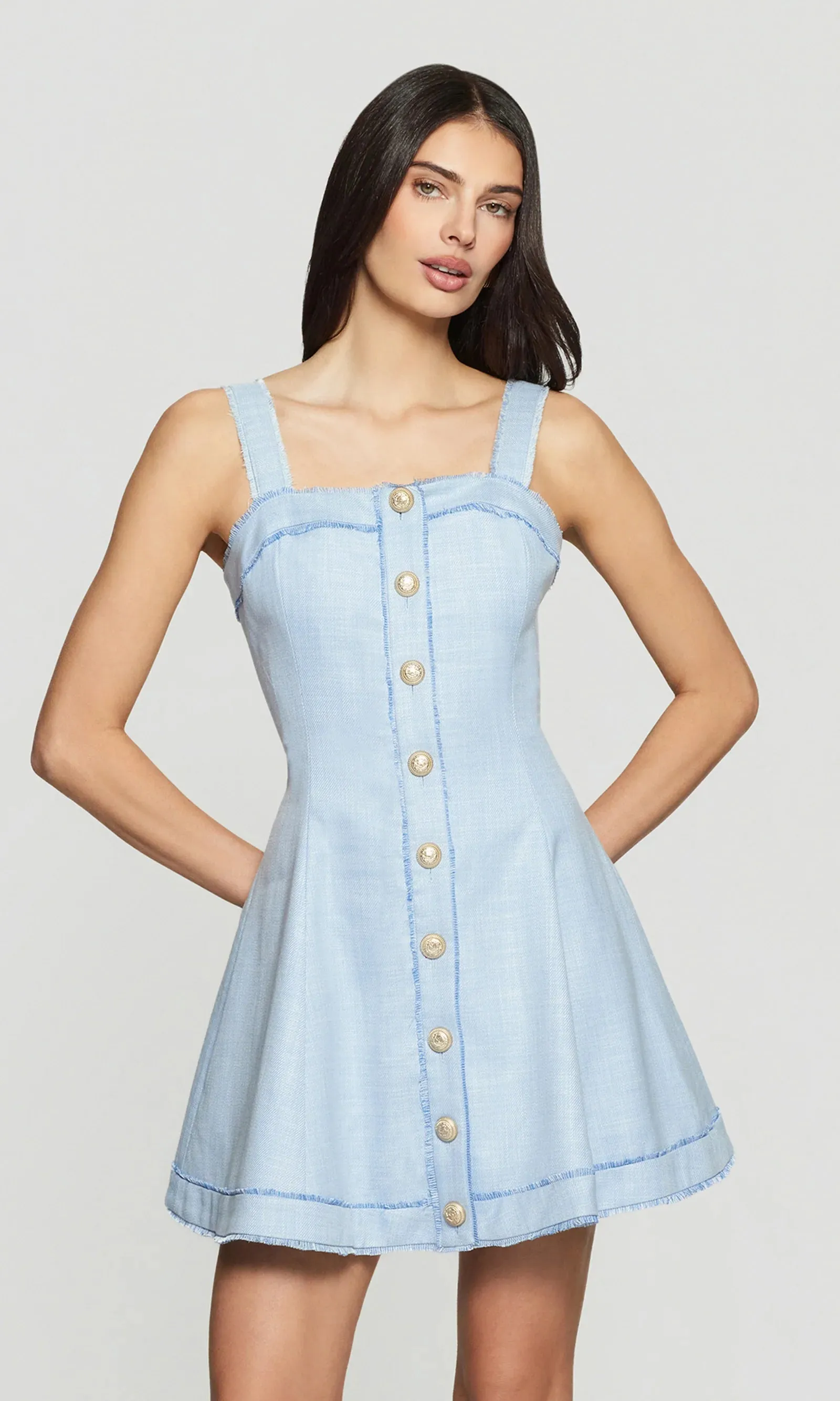 Generation Love - Whitney Chambray Suiting Dress - Chambray Blue sold by Jessie Boutique product image thumbnail 3
