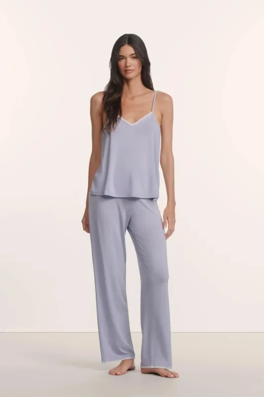 Eberjey - Frida Cami & Pant PJ Set - Lavender Dusk/Ivory made by Eberjey