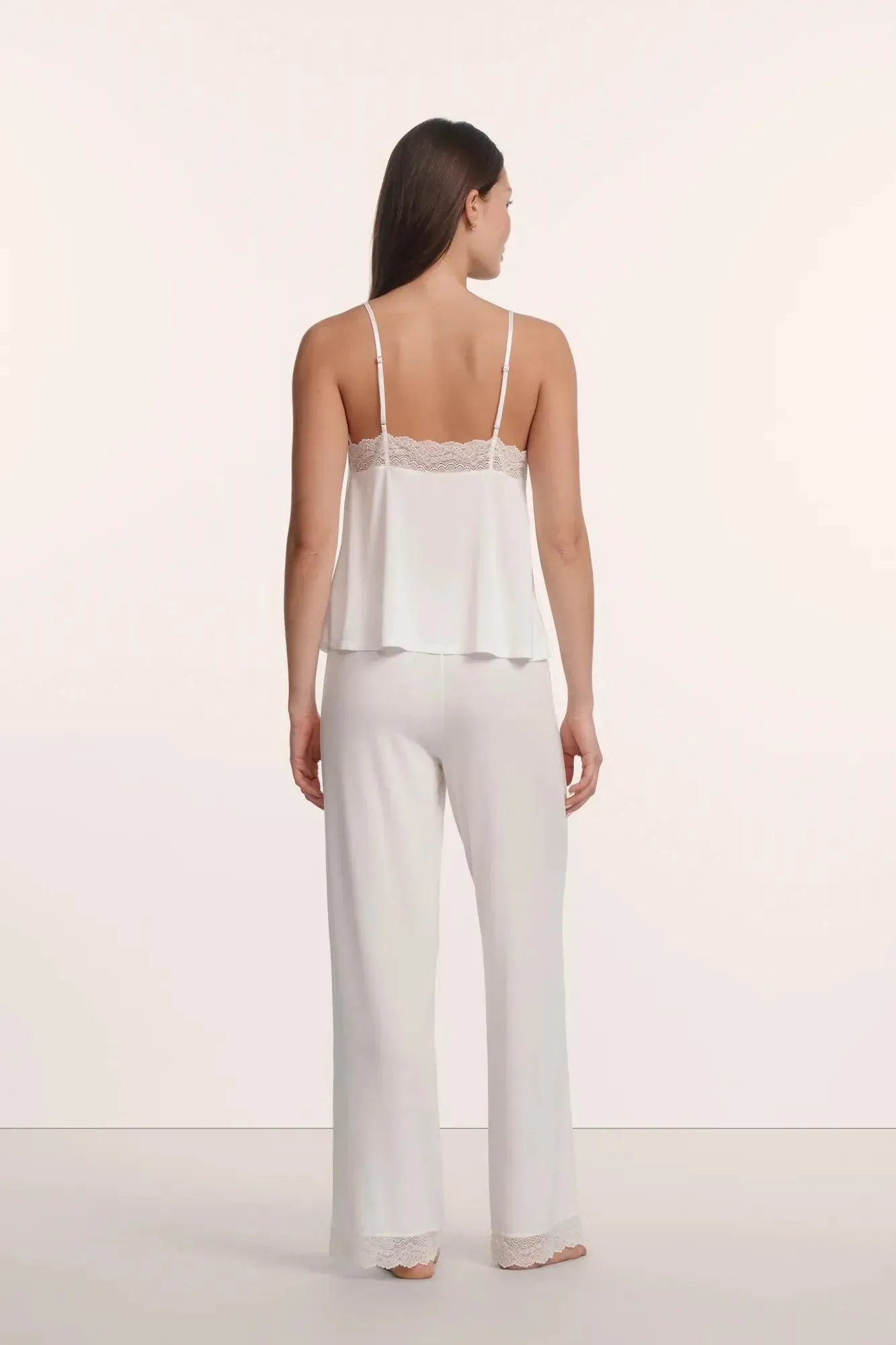 Eberjey - Lara TENCEL™ Modal Cami & Pant PJ Set - Ivory sold by Jessie Boutique product image thumbnail 3