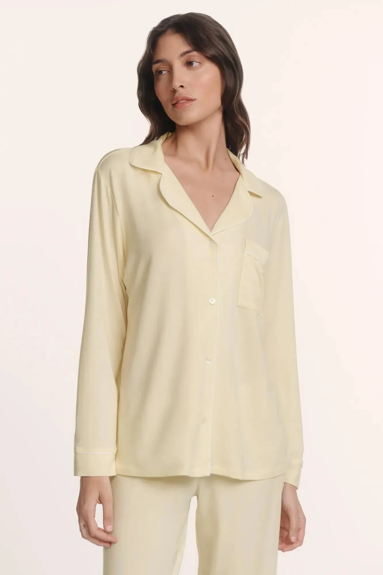 Eberjey - Gisele The Long PJ Set - Buttercream/Ivory sold by Jessie Boutique product image thumbnail 2