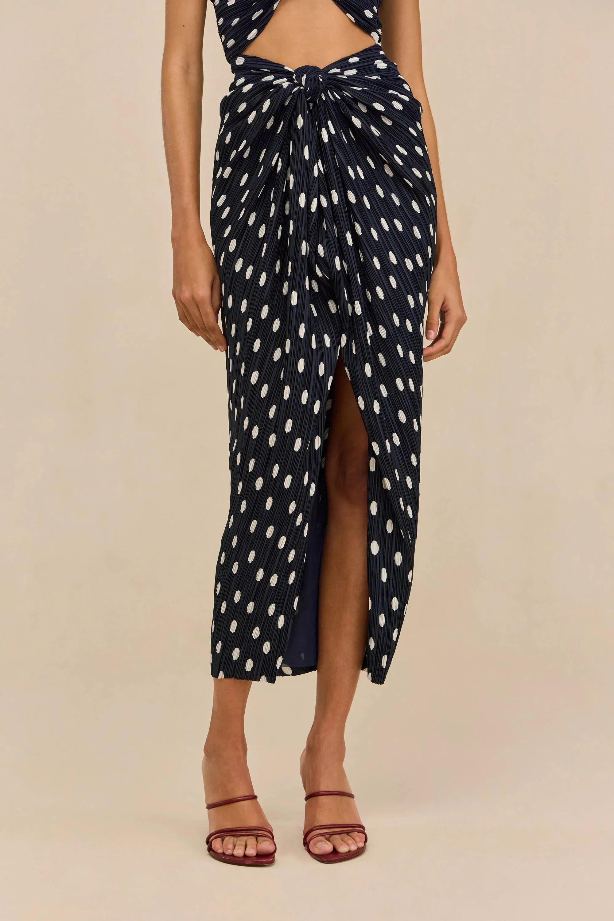 Cult Gaia - Aira Dress - Small Dot Deep Lake sold by Jessie Boutique product image thumbnail 5